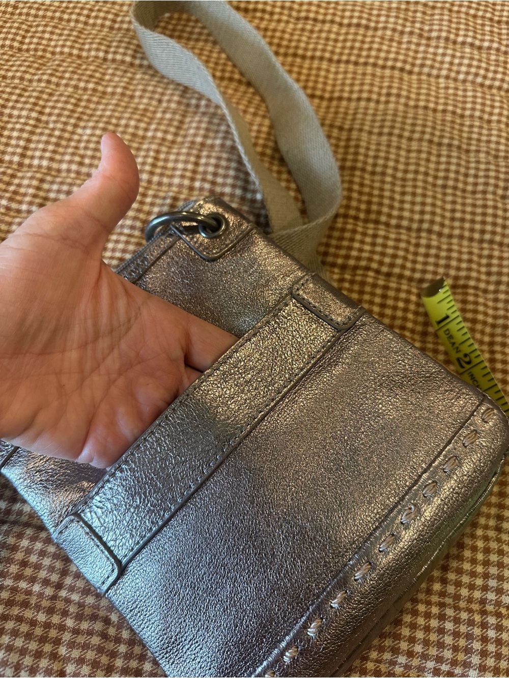 The Sak Metallic & Taupe Animal Print Crossbody Bag - Picture 7 of 7